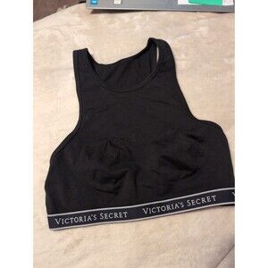 Victoria secret black medium sports bra no padding
